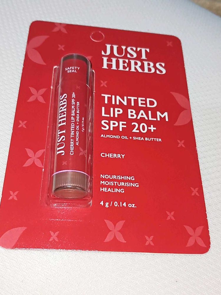 Just Herbs Tinted Cherry Lip Balm