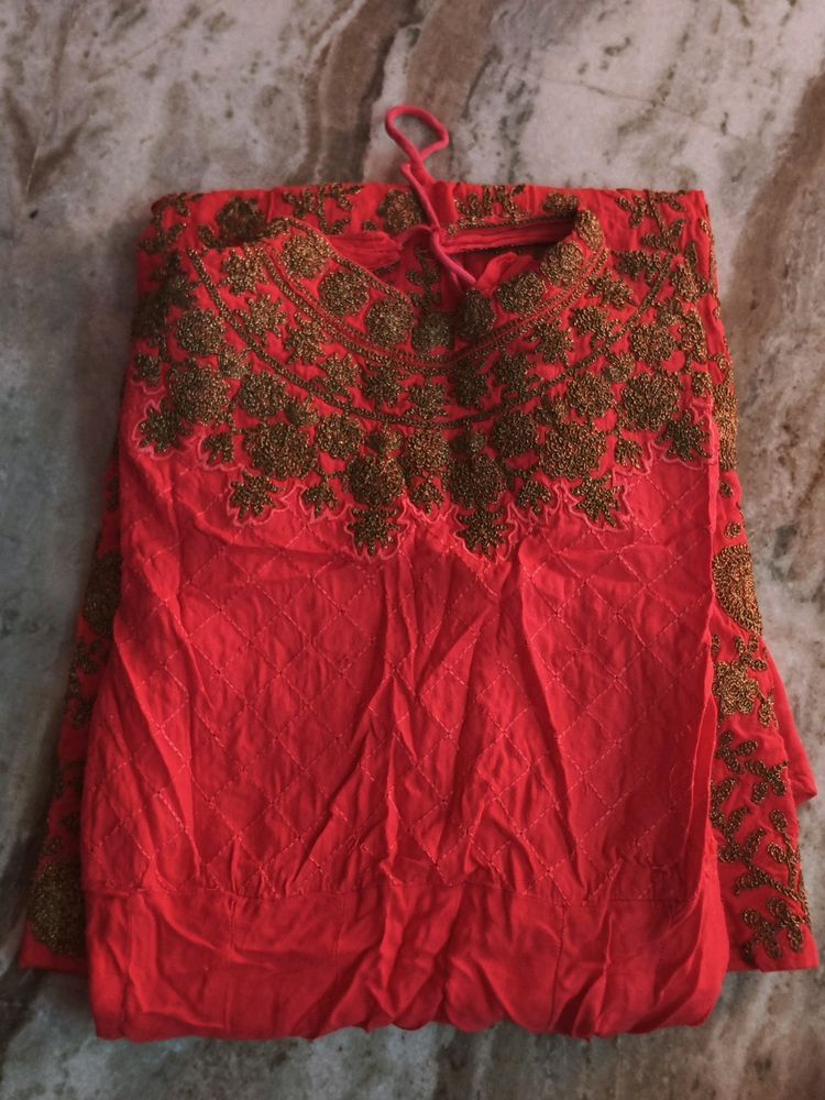 Red Long Top.