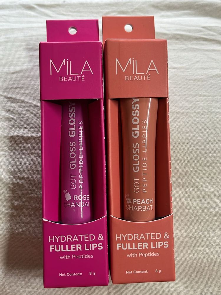 Two Lip Gloss From Mila Beaute