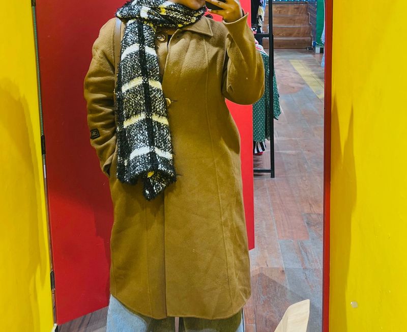 Elegant Tan Trench Coat