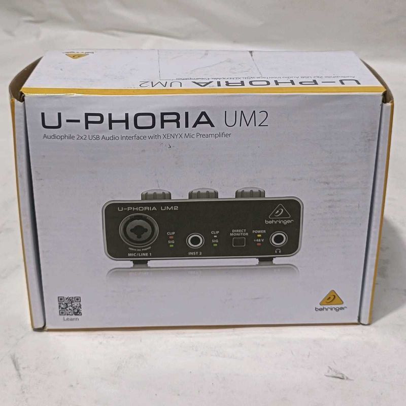 Behringer U-PHORIA UMC22 Audiophile 2x2 USB Audio