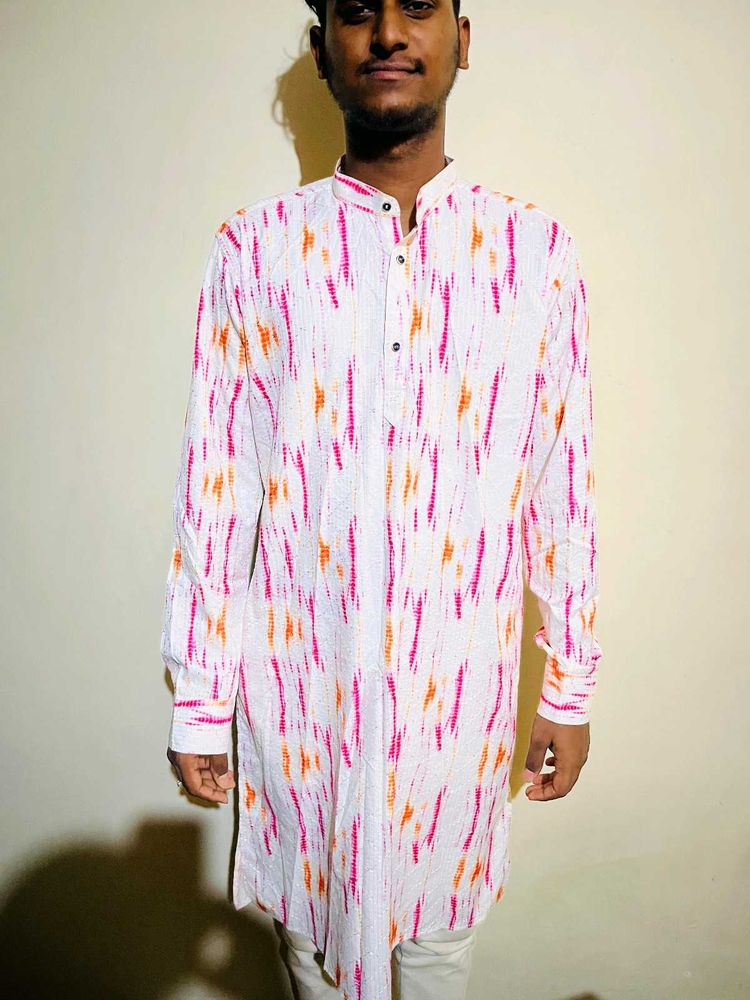 Tie-Dye Print Kurta New Wdt Tag