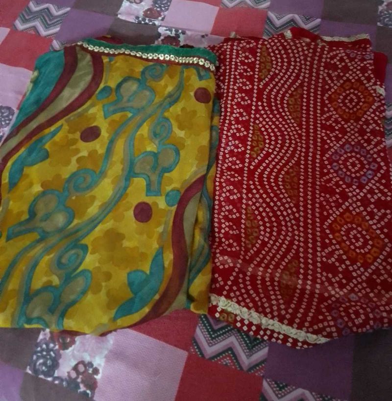 Combo Of Two Chiffon Sarees