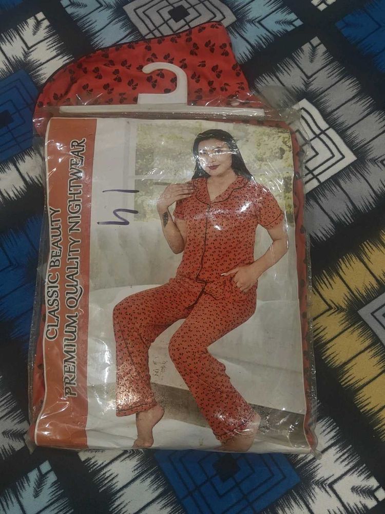 Cute Printed Night Suit