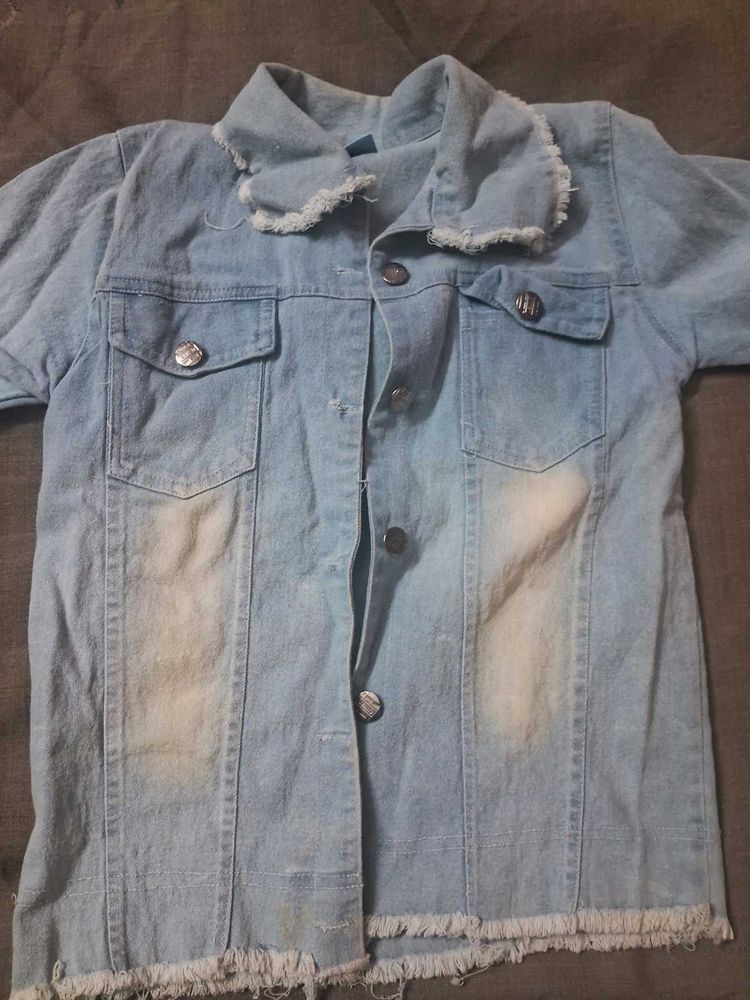 Denim Sky Blue Jacket