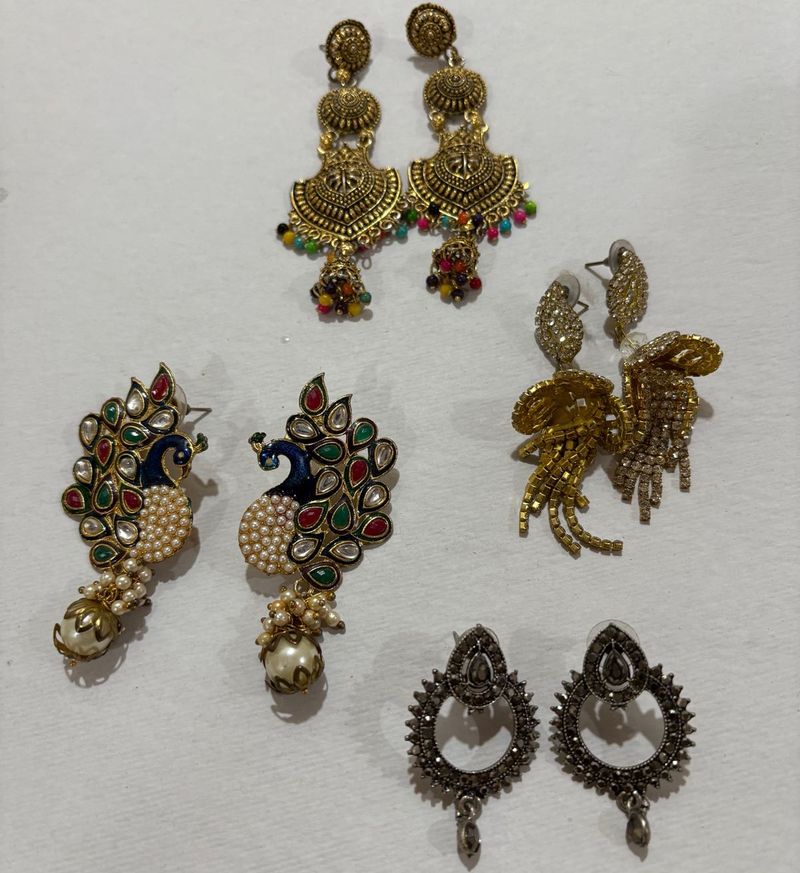 Earrings Bundle (pack Of 4)