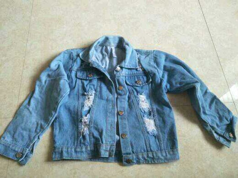 Distressed Denim Jacket