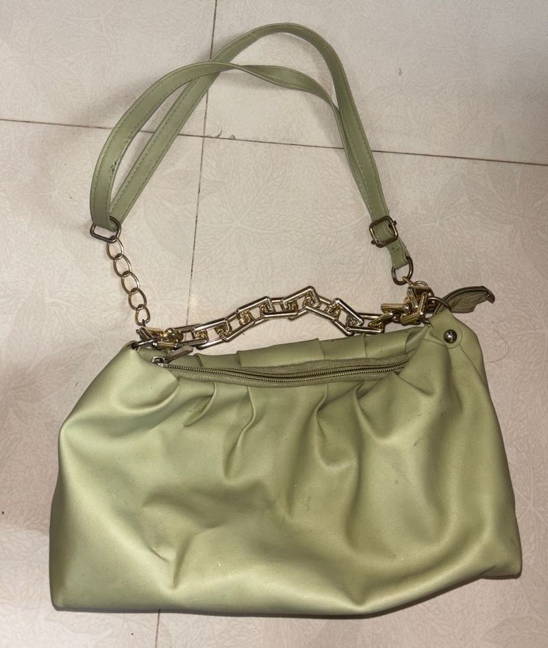 Stylish Green Shoulder Bag