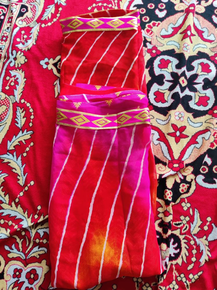 Lahariya Saree With Blouse