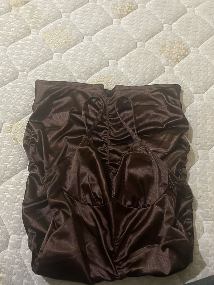 A Dream Satin Bodycon Dress