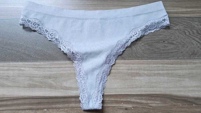 Lace Trim Thong