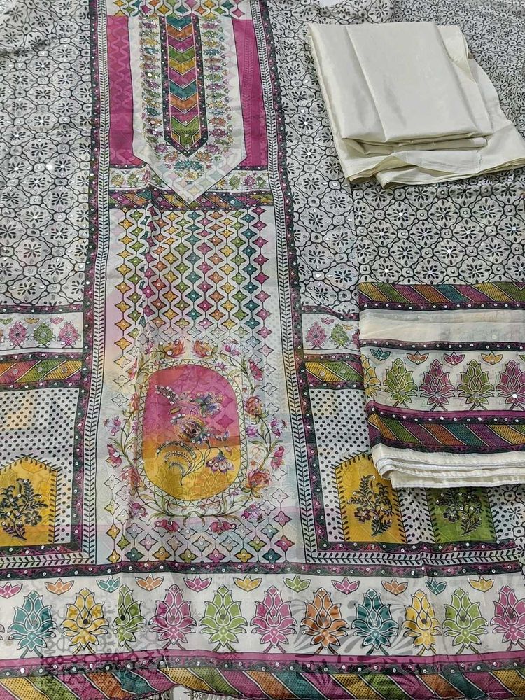 Elegant Unstitched Salwar Suit Material