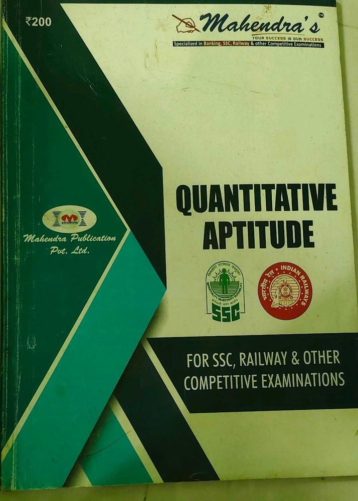 Quantitative Aptitude Book