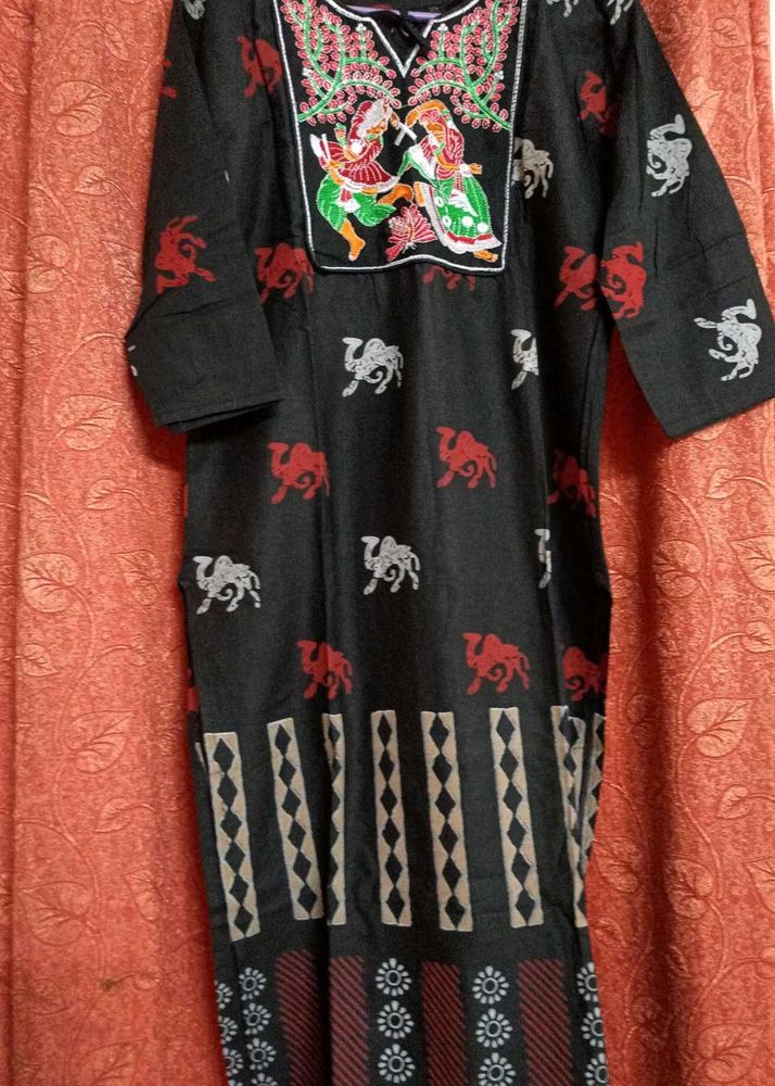 Boutique Collection Handblock Printed Kurti