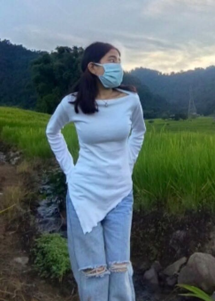 Asymmetrical White Top