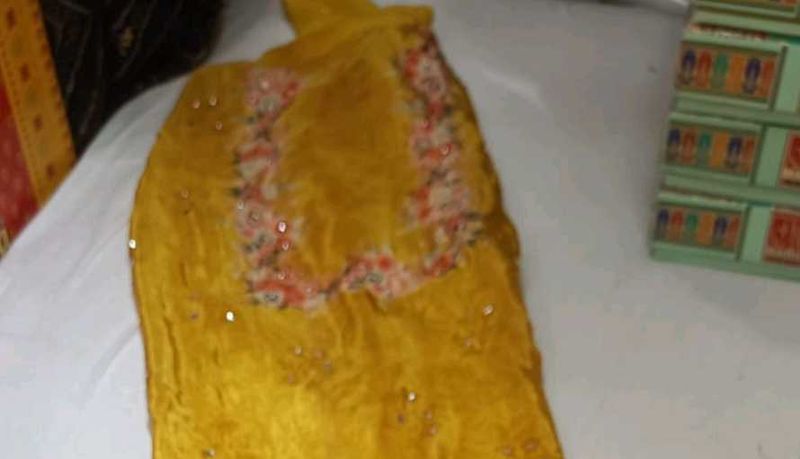Yellow Dress Material