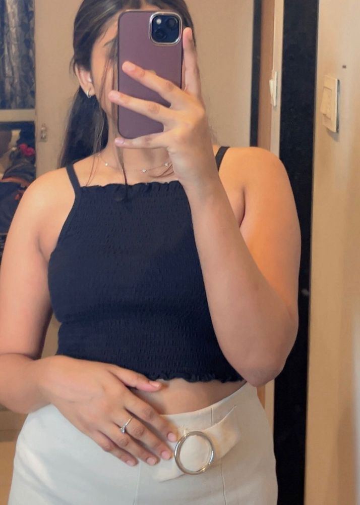 Sleek Black Cami Top