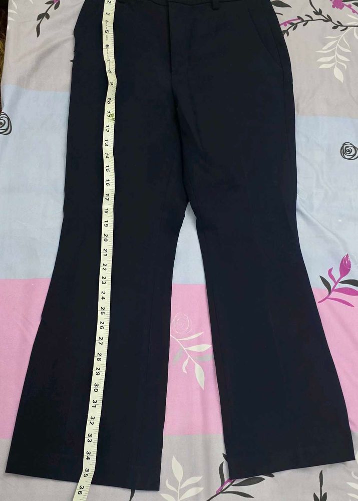 Uniqlo Bootcut Style Navy Blue Trouser