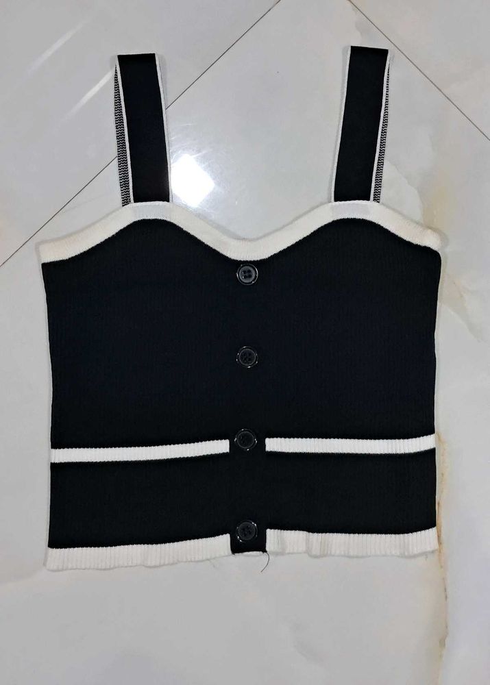 Black Crop Top