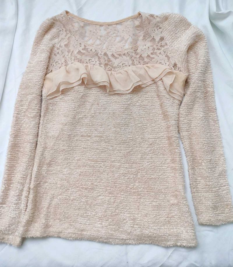 Lace Detail Sweater