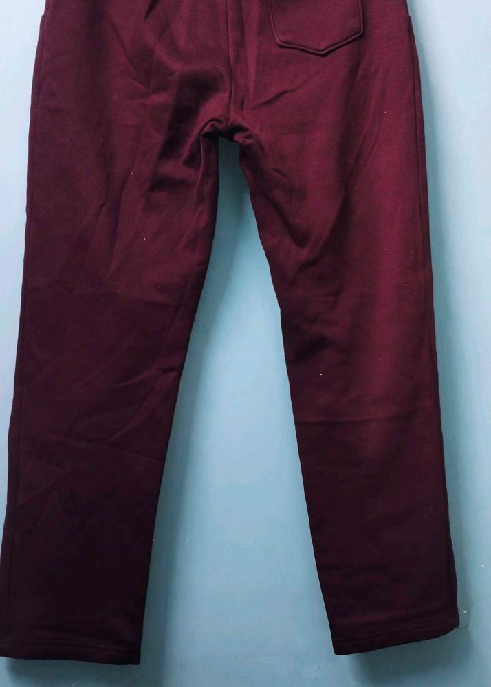 Burgundy Casual Trousers