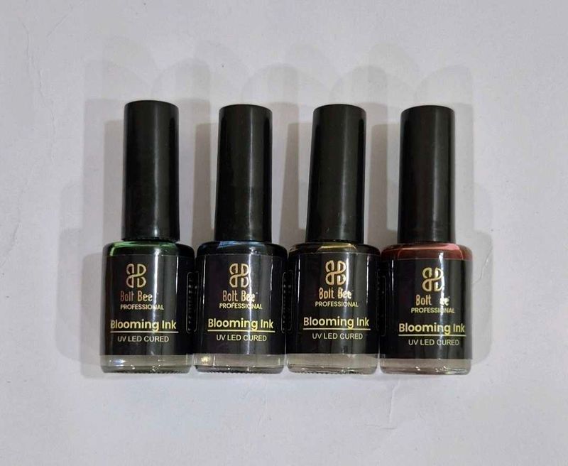 Bolt Bee Blooming Ink Nail Polish Set