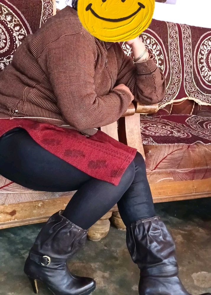 Stylish Brown pure Leather boots