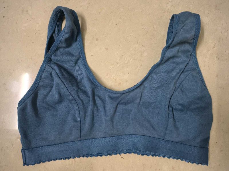 Comfortable Blue Bra