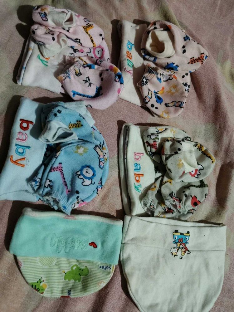 Baby Cap,  Mitten And Botties