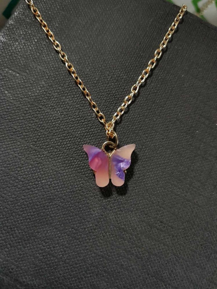 Butterfly Pendant Necklace