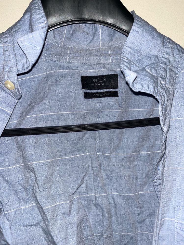 WES Striped Casual Shirt