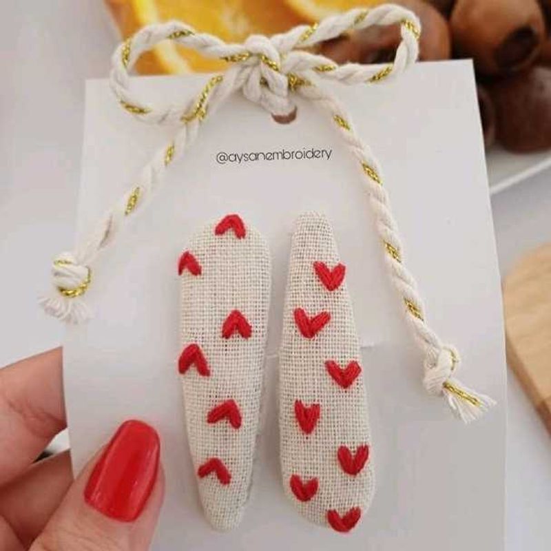 Heart Hair Clips❤️