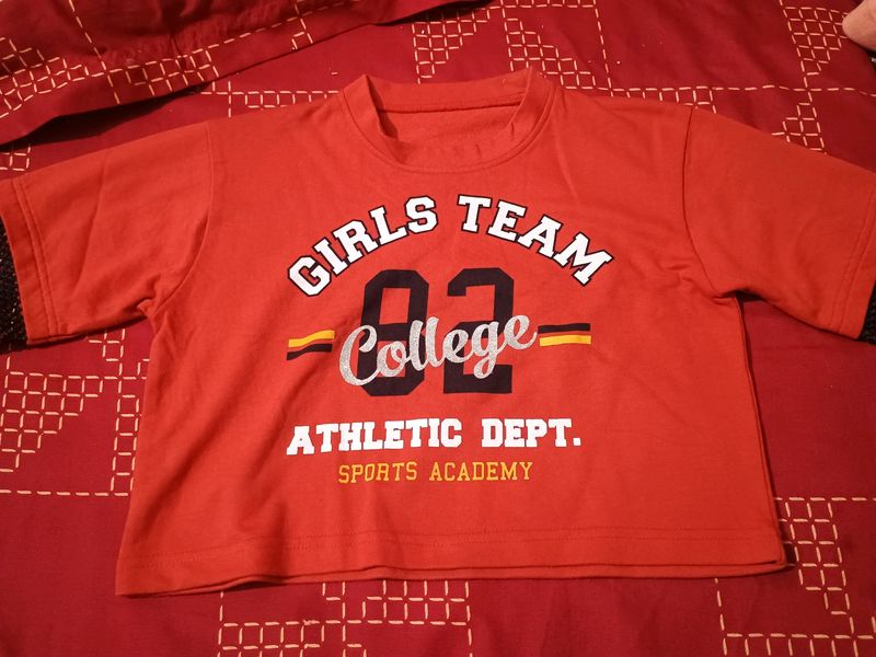 Girls Team College Tee