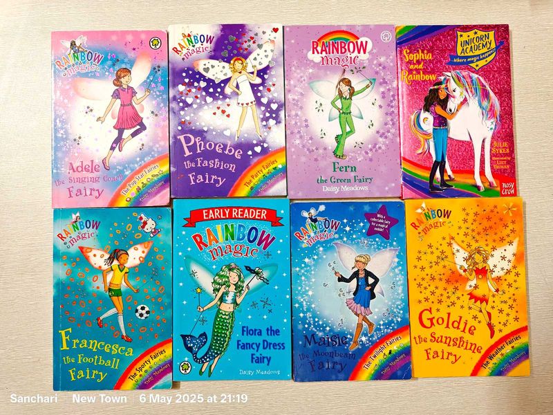 Set Of 8 Rainbow Magic Book