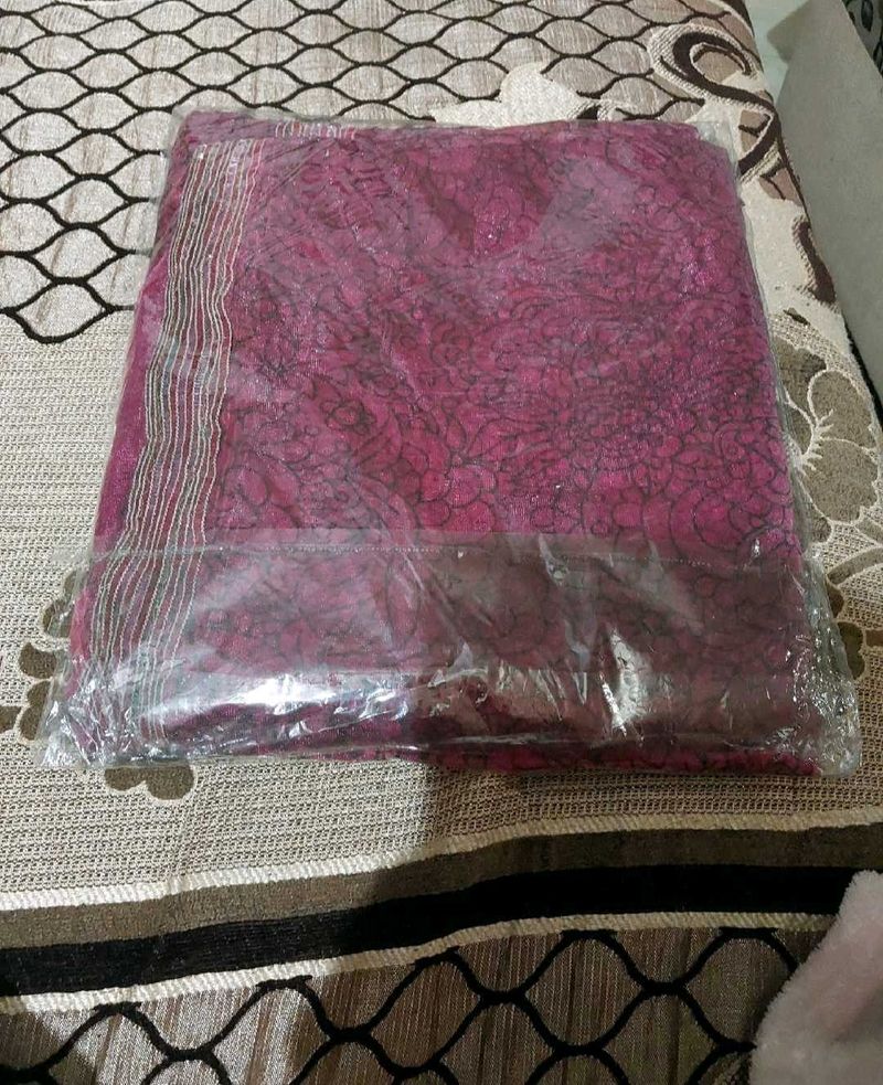 Elegant Pink Saree