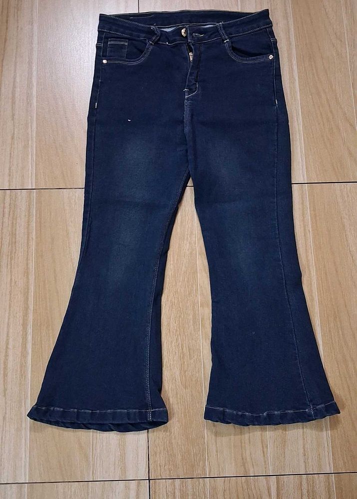 Bootcut Dark Blue Jeans women