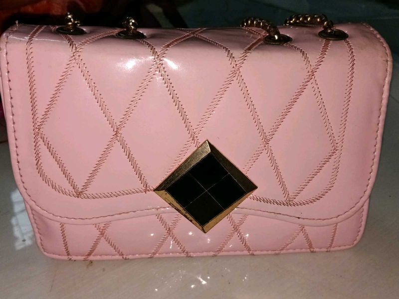 Pink Hand / Shoulder Bag