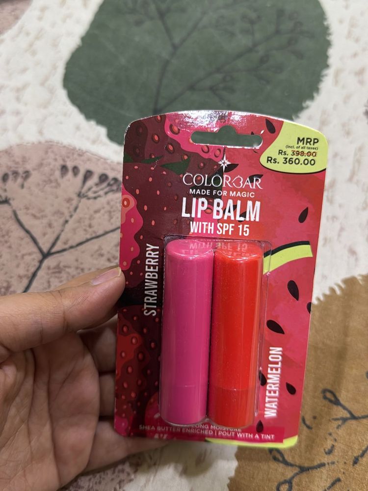 New Colorbar Lip Balm Combo