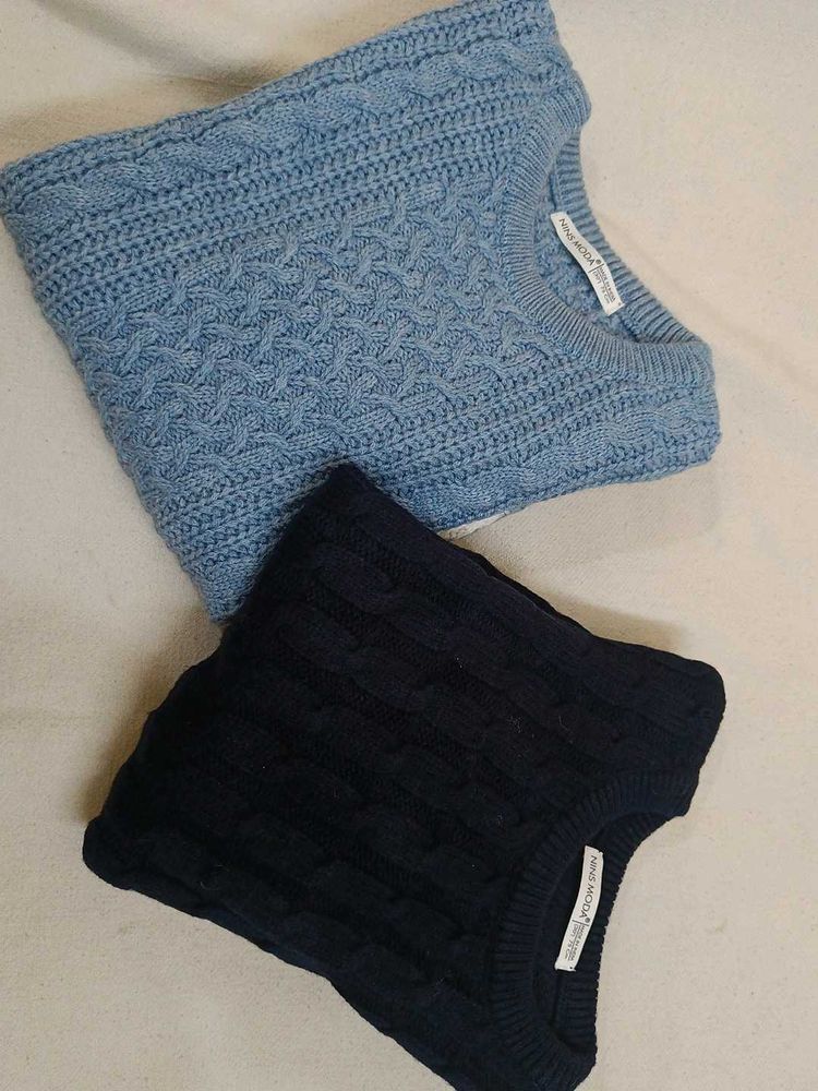 combo set of two unisex sweaters