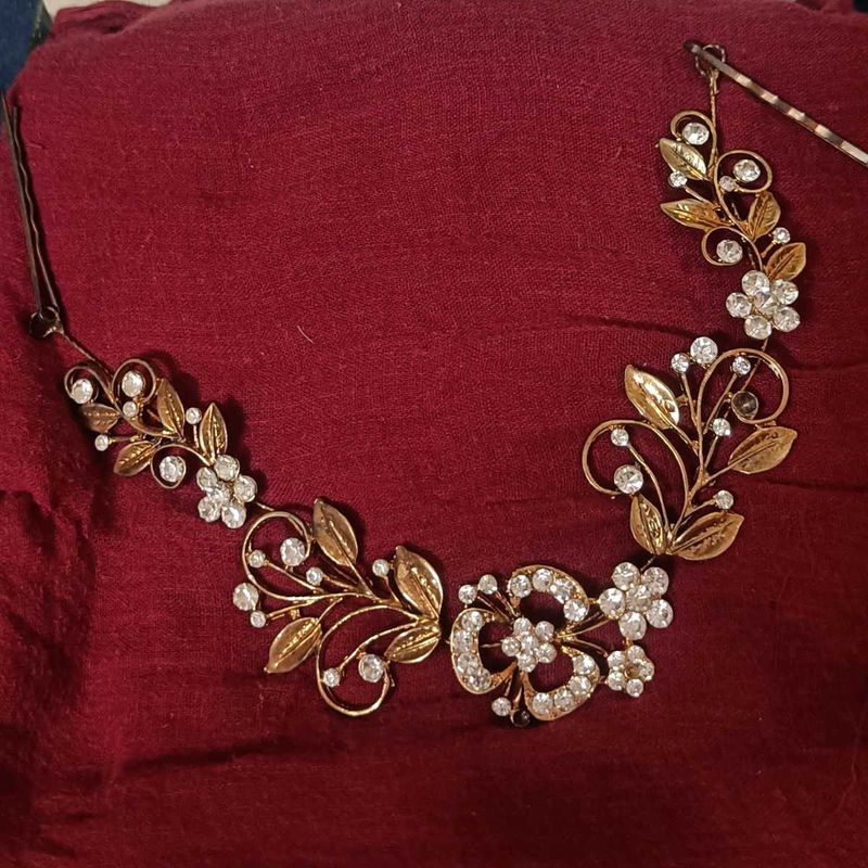 Gold Floral Headband