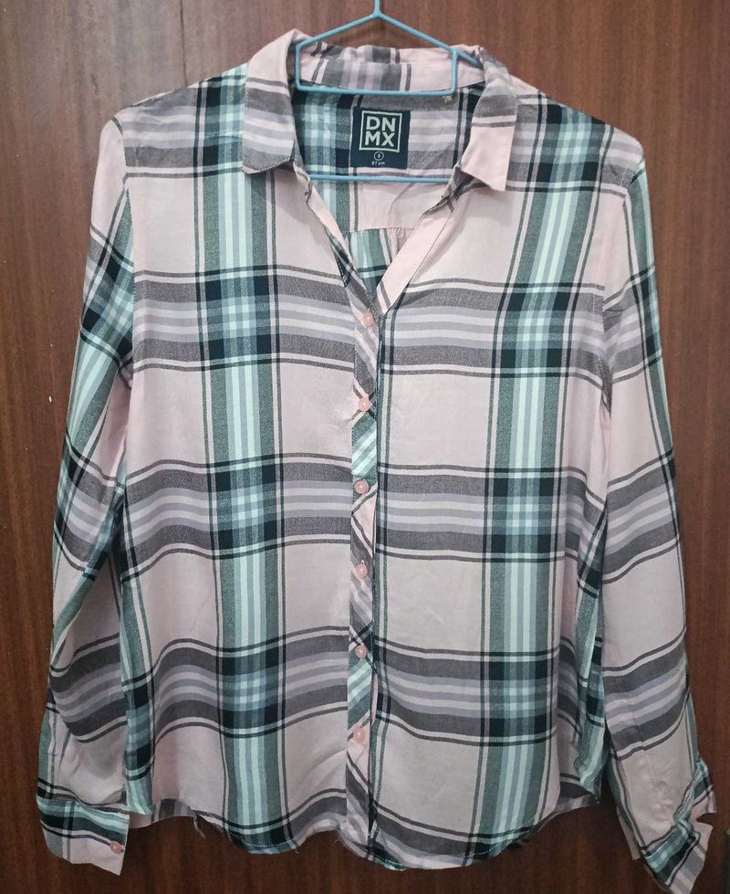 DN MX Plaid Button-Up Shirt