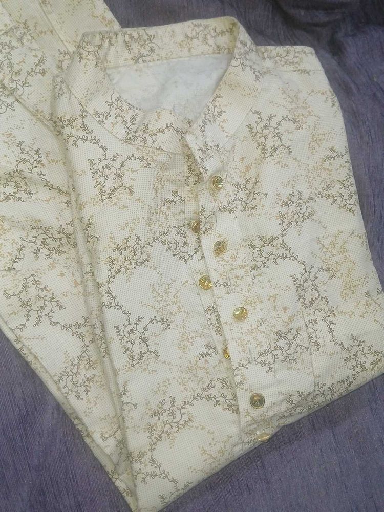 Men's Printed Kurta Set