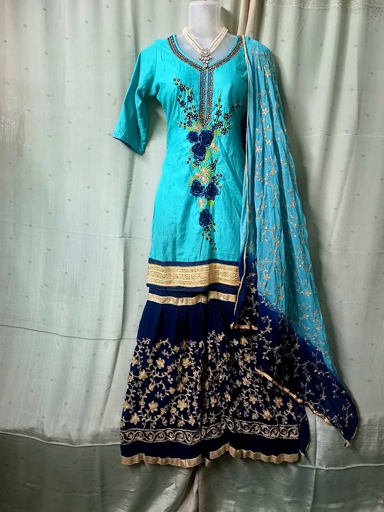 Sharara Set, Reyon Bottom