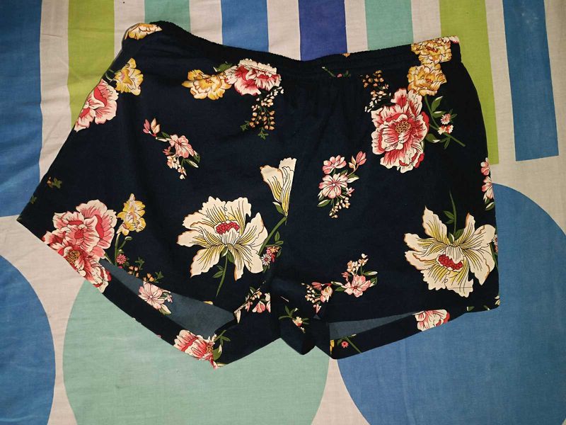 Floral Print Shorts