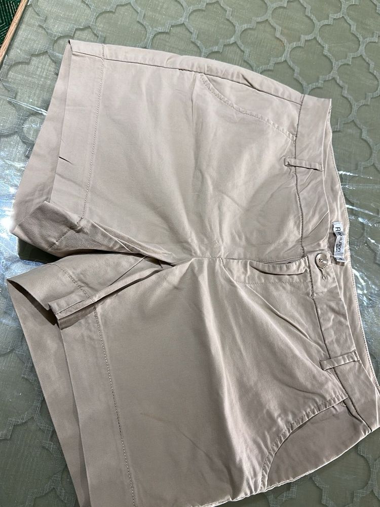Beige Chino Shorts