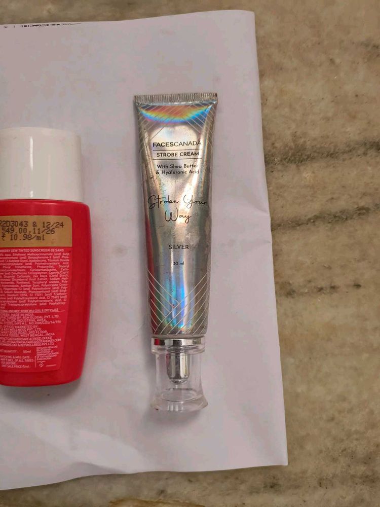 Strobe Cream FACES CANADA silver