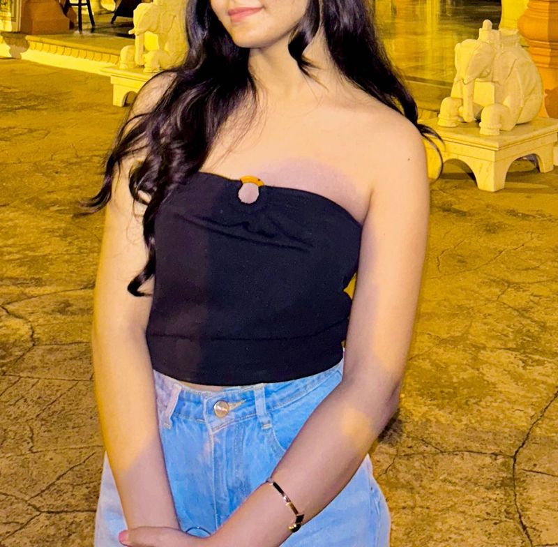 Tokyo Talkies Black Tube top (S)