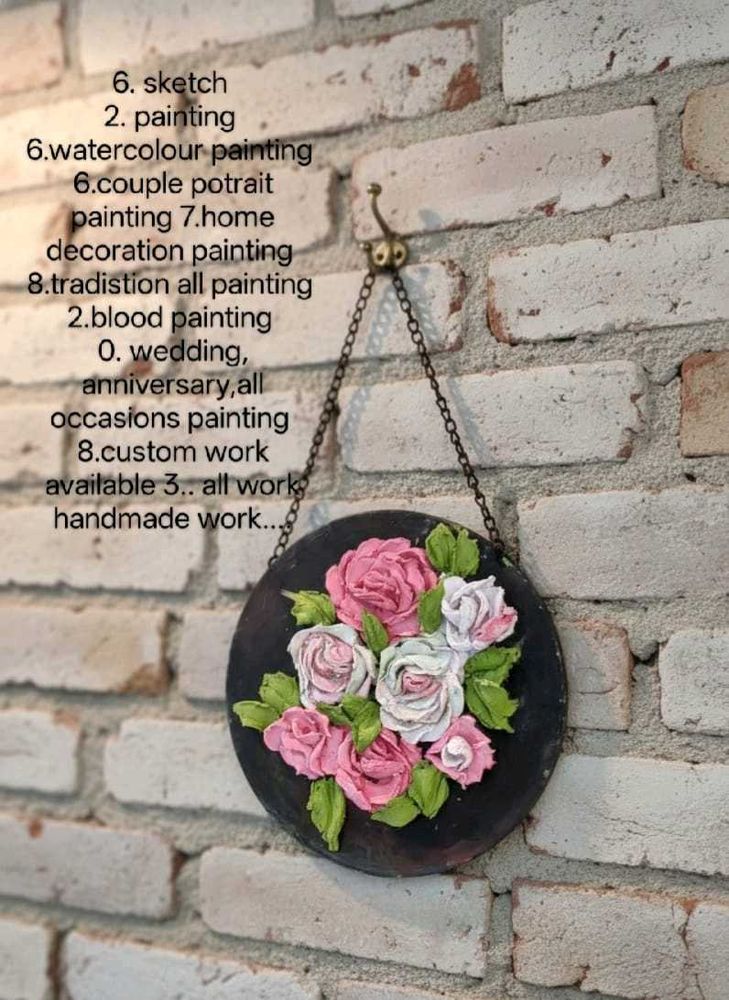 Floral Handmade Wall Decor