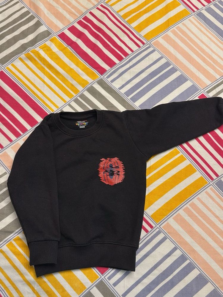 Black Graphic Sweatshirt
