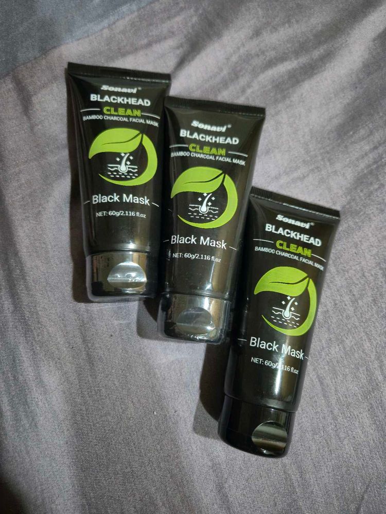 Sonavi Black Mask Combo Pack Of 3
